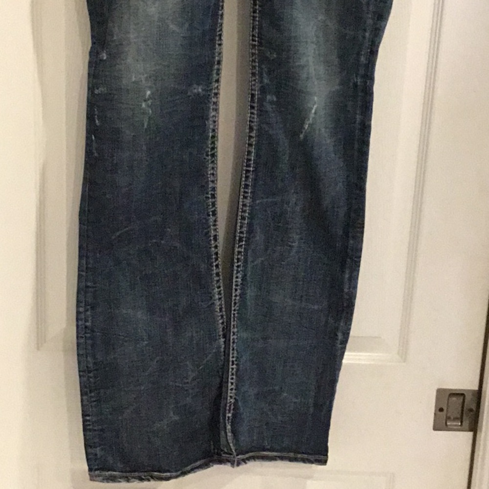 1921 Faded & Ripped Boot Cut Jeans - Picture 3 of 8